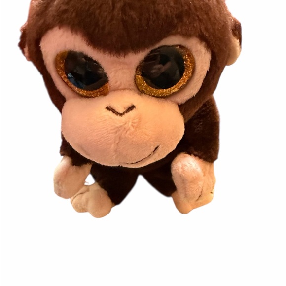 Ty Brown and Cream Plush Monkey - Picture 2 of 7